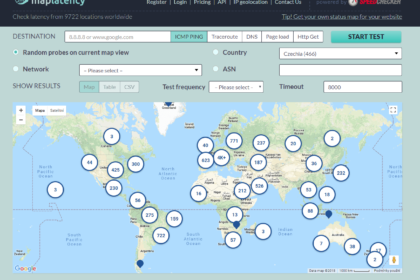 MapLatency – speed test for CDN & Cloud - Ping, Traceroute, DNS, Page load