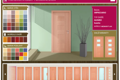 DVEŘE ČUDA - online planner and door configurator